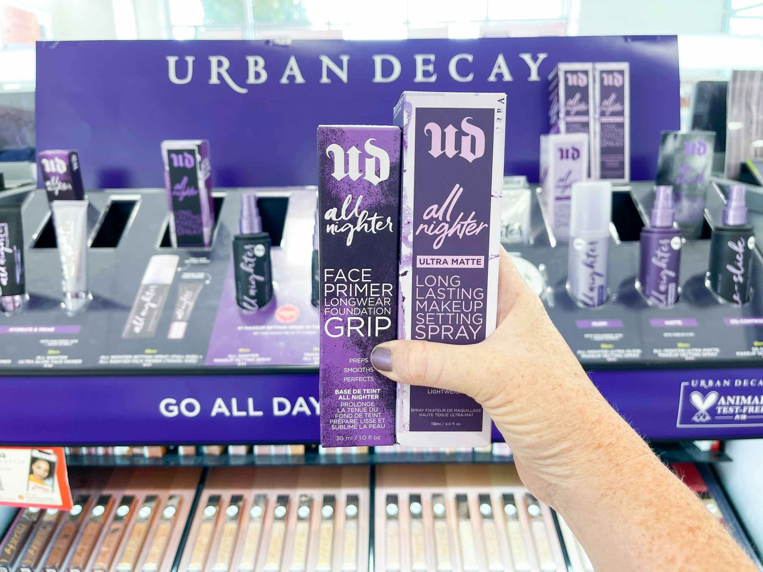 urban decay all nighter ulta glow setting makeup