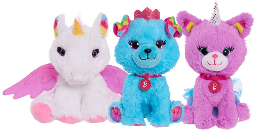 barbie plush animals