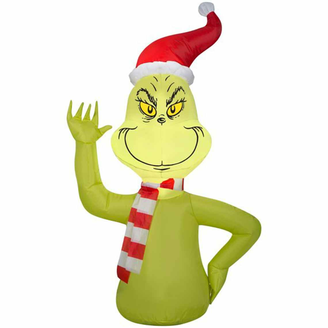 stock photo of the grinch car buddy on white background