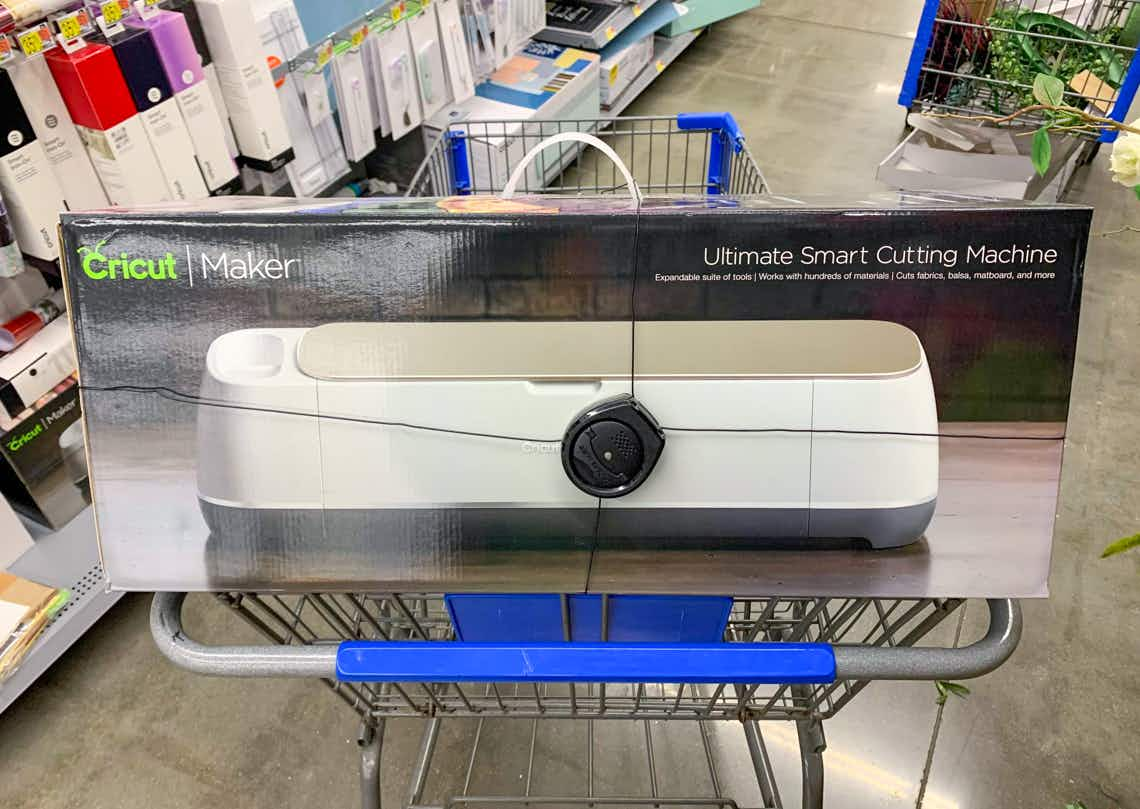 cricut maker machine in walmart cart