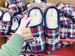 dearfoams papa bear slippers