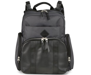 stock photo of ergobaby diaper backpack on white background