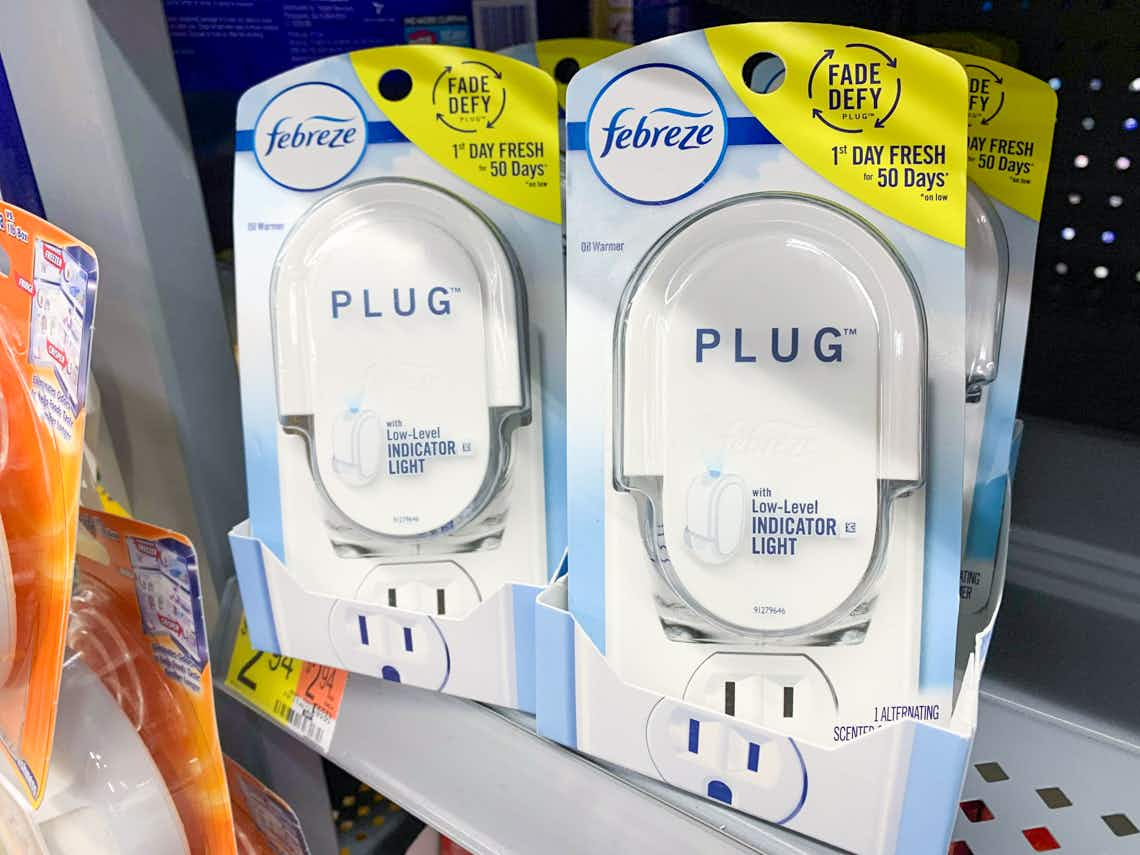 febreze plugs on walmart shelf