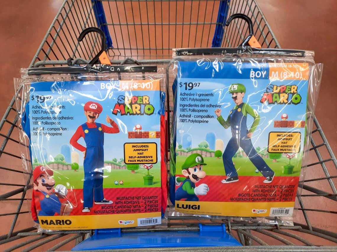 boys mario and luigi costumes