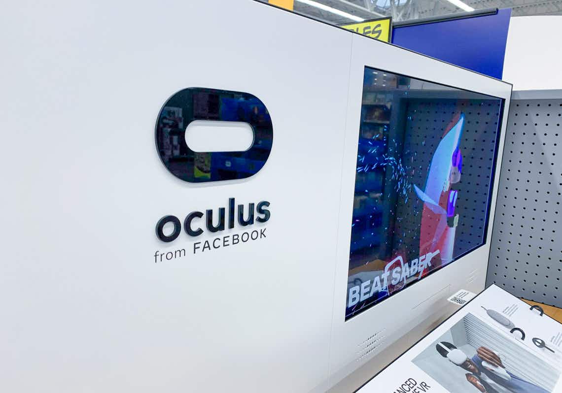 oculus quest display wall