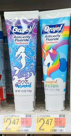 orajel kids products on walmart shelves