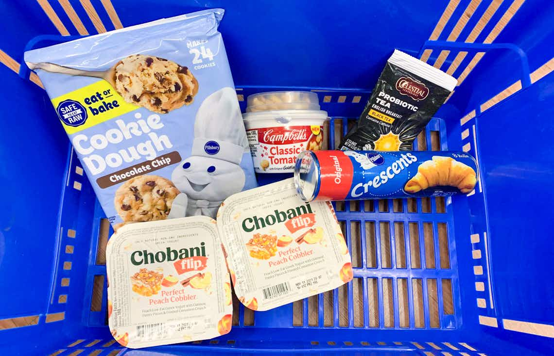 pillsbury chobani celestial seasonings campbells in walmart basket