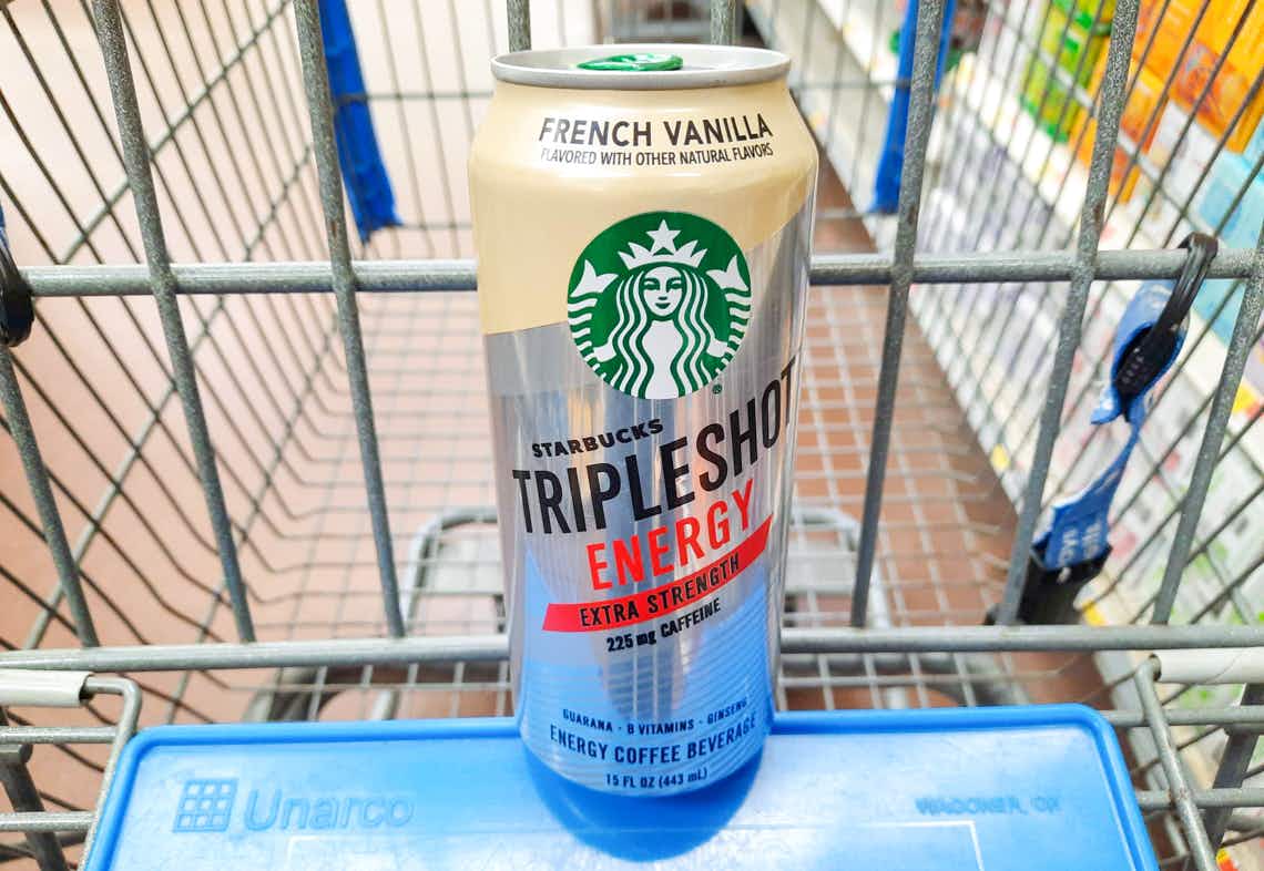 starbucks tripleshot energy drink in walmart cart