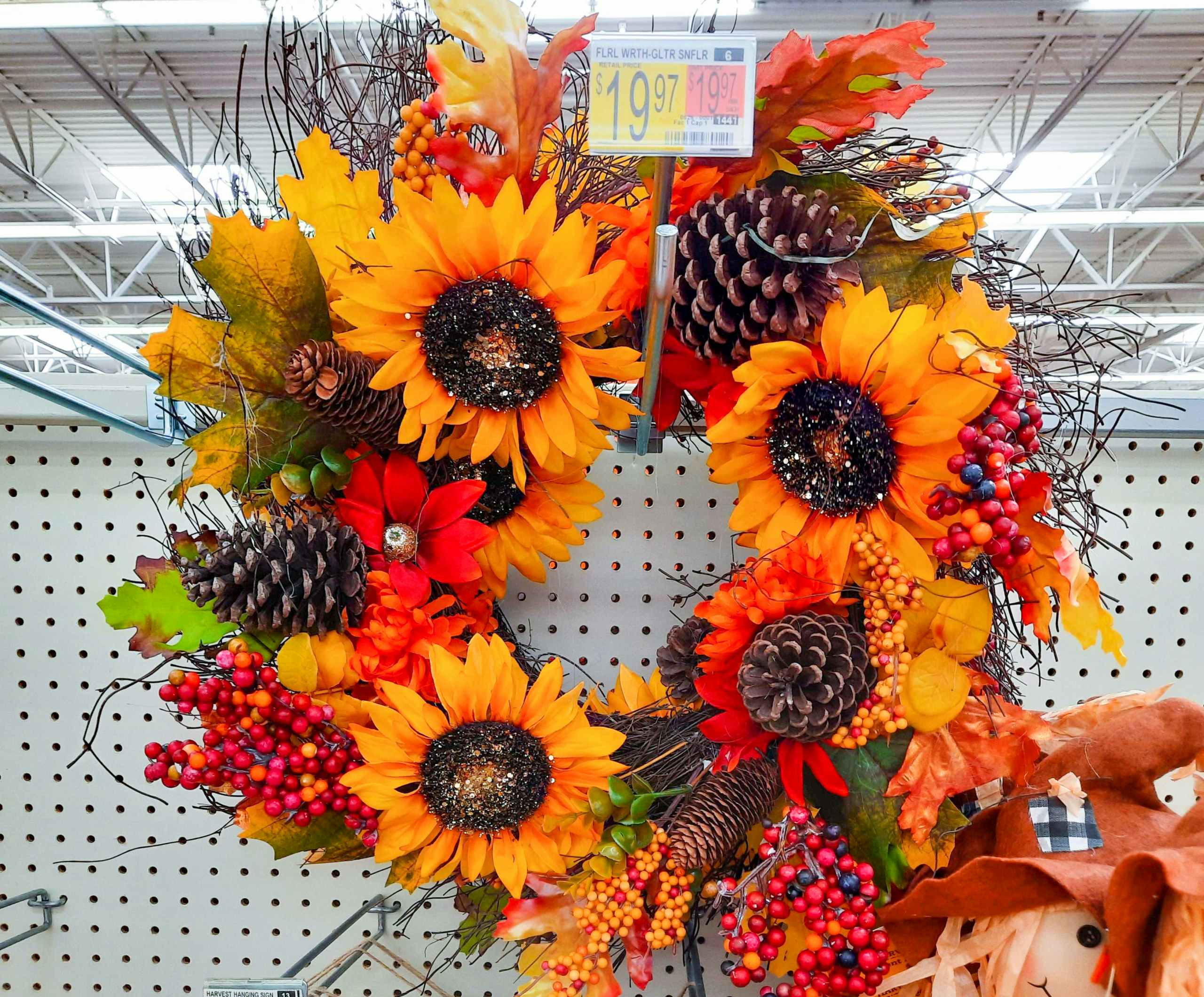 walmart-way-to-celebrate-harvest-floral-wreath-2021