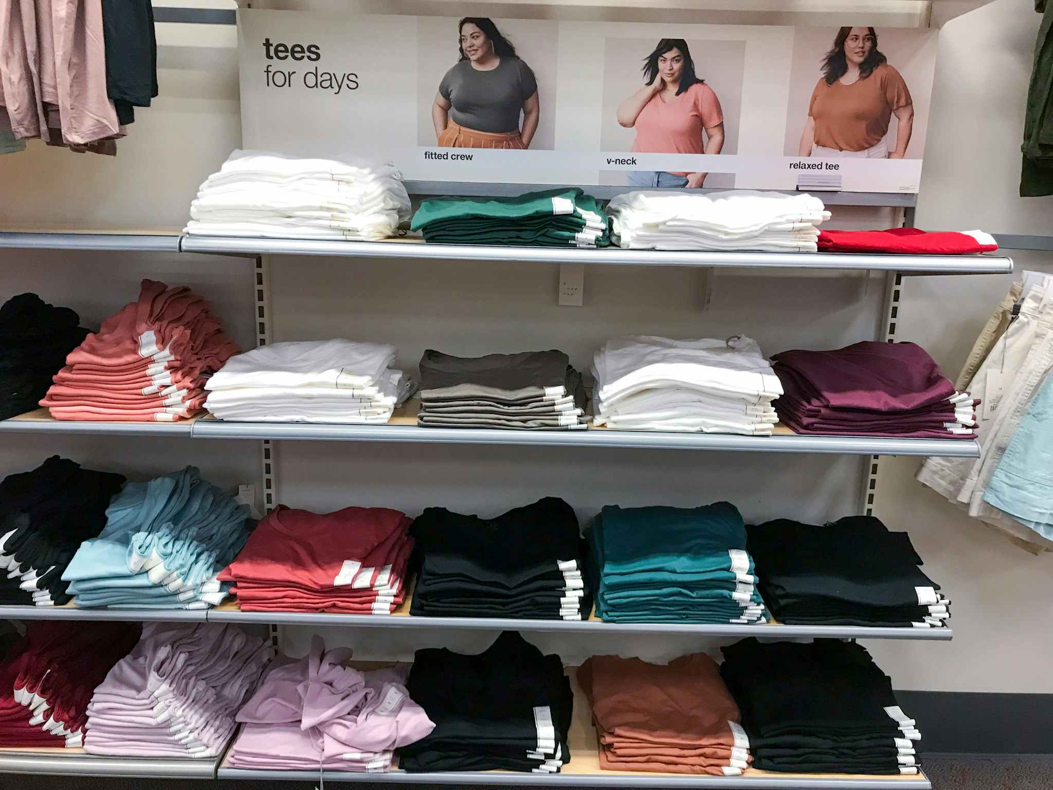 a new day women's t-shirts at target