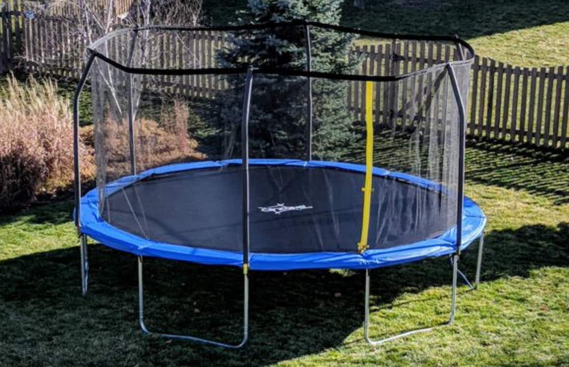 An Airzone 15 foot trampoline on sale at Walmart