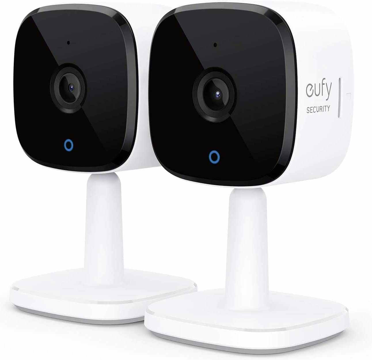 A pack of two Eufy security cameras.
