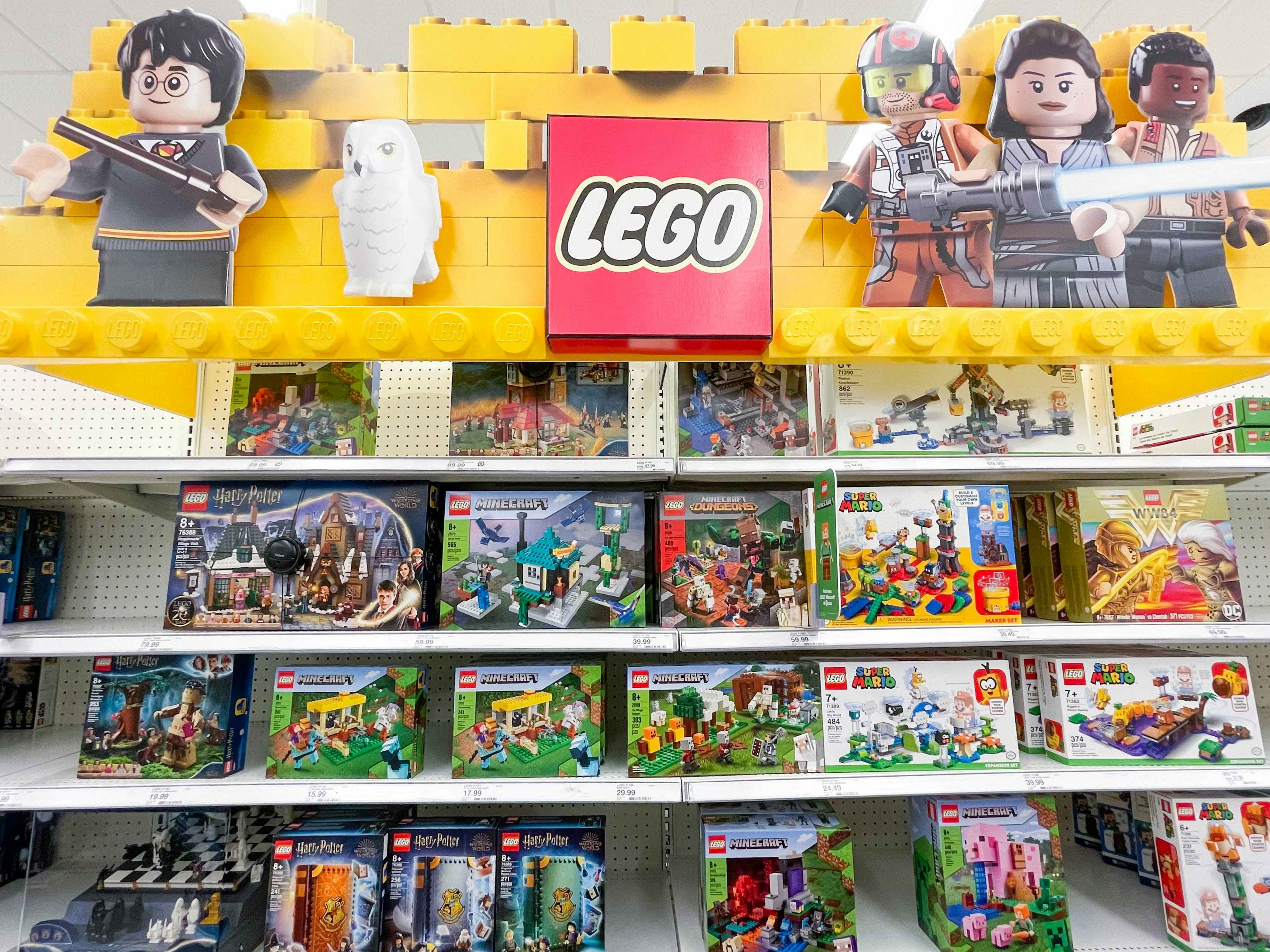 lego display in store area