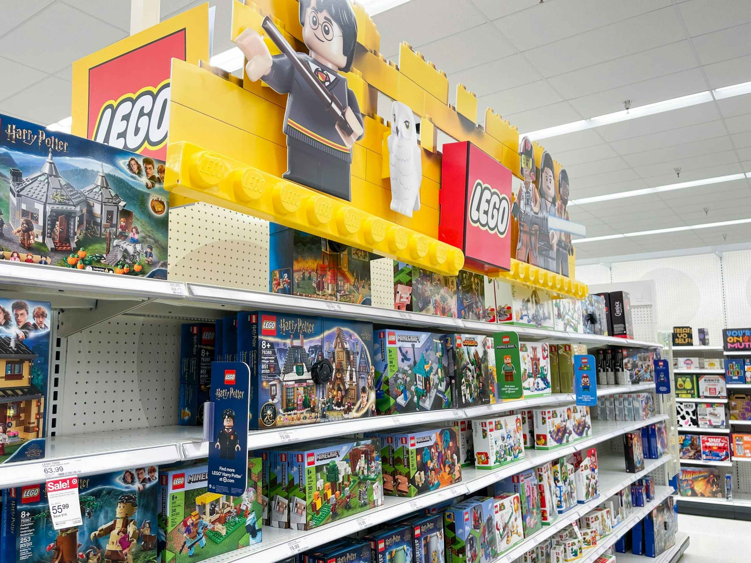 lego display in store area
