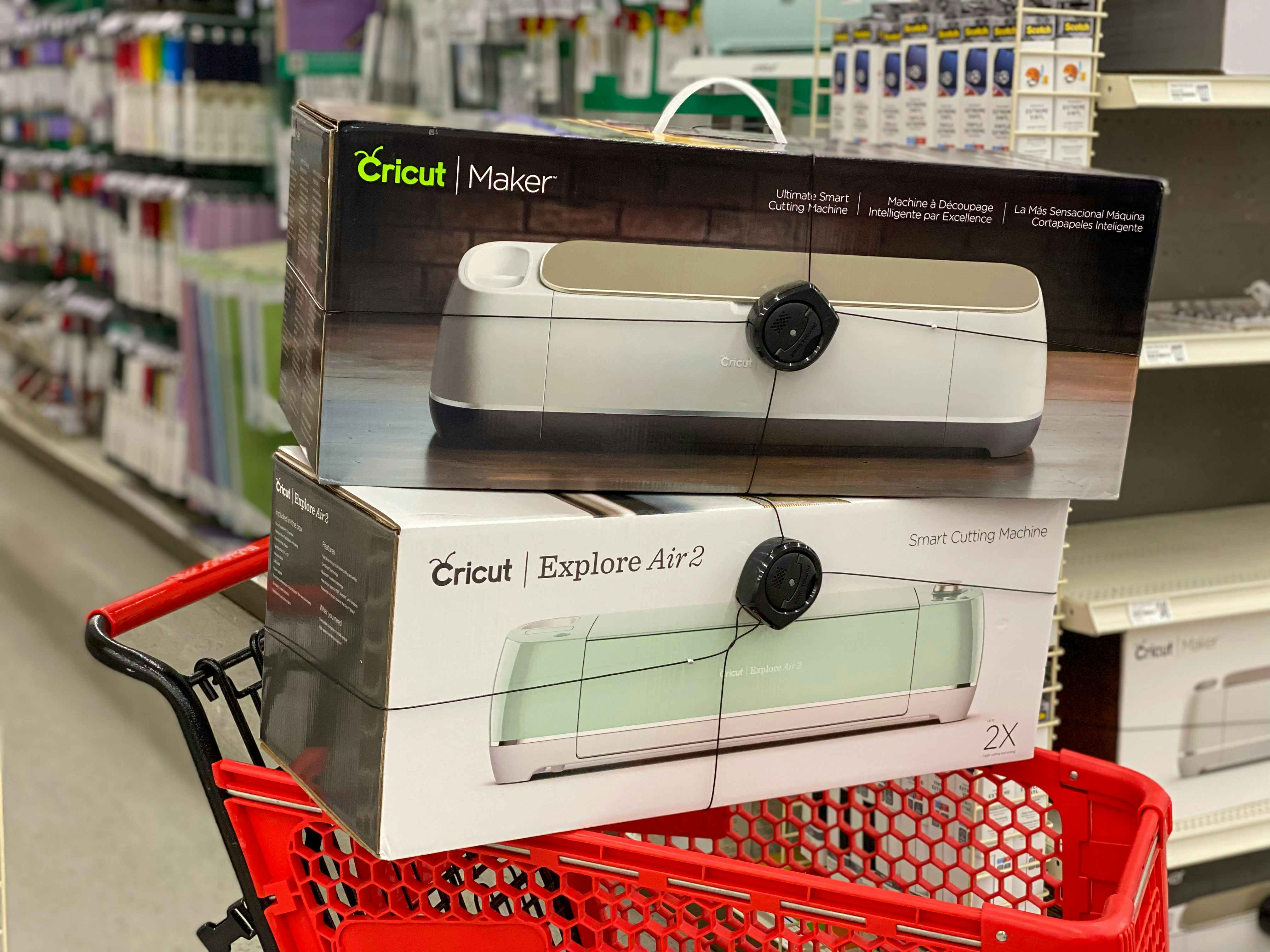 Cricut Explore Air 2 Machine with Glitter Iron-On Sampler Pack, Tool Kit  and EasyPress Mini Bundle