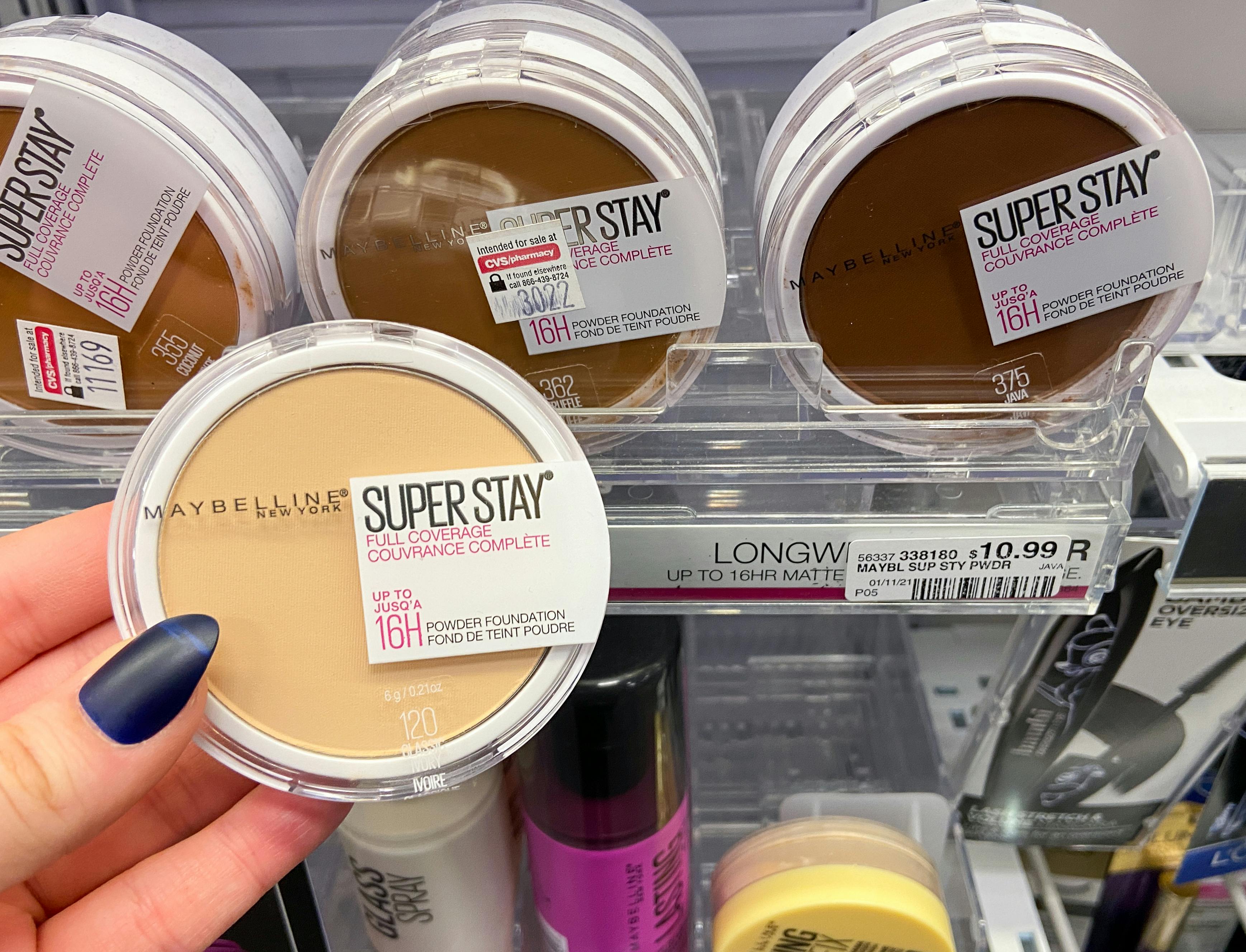 Maybelline makeup at cvs