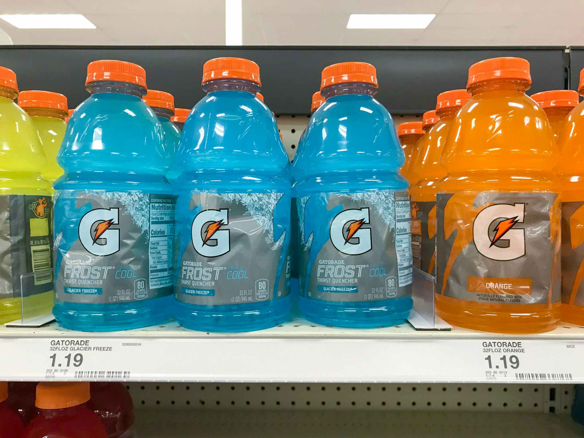 gatorade on a target shelf