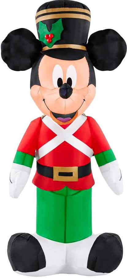 home depot disney mickey toy soldier christmas inflatable