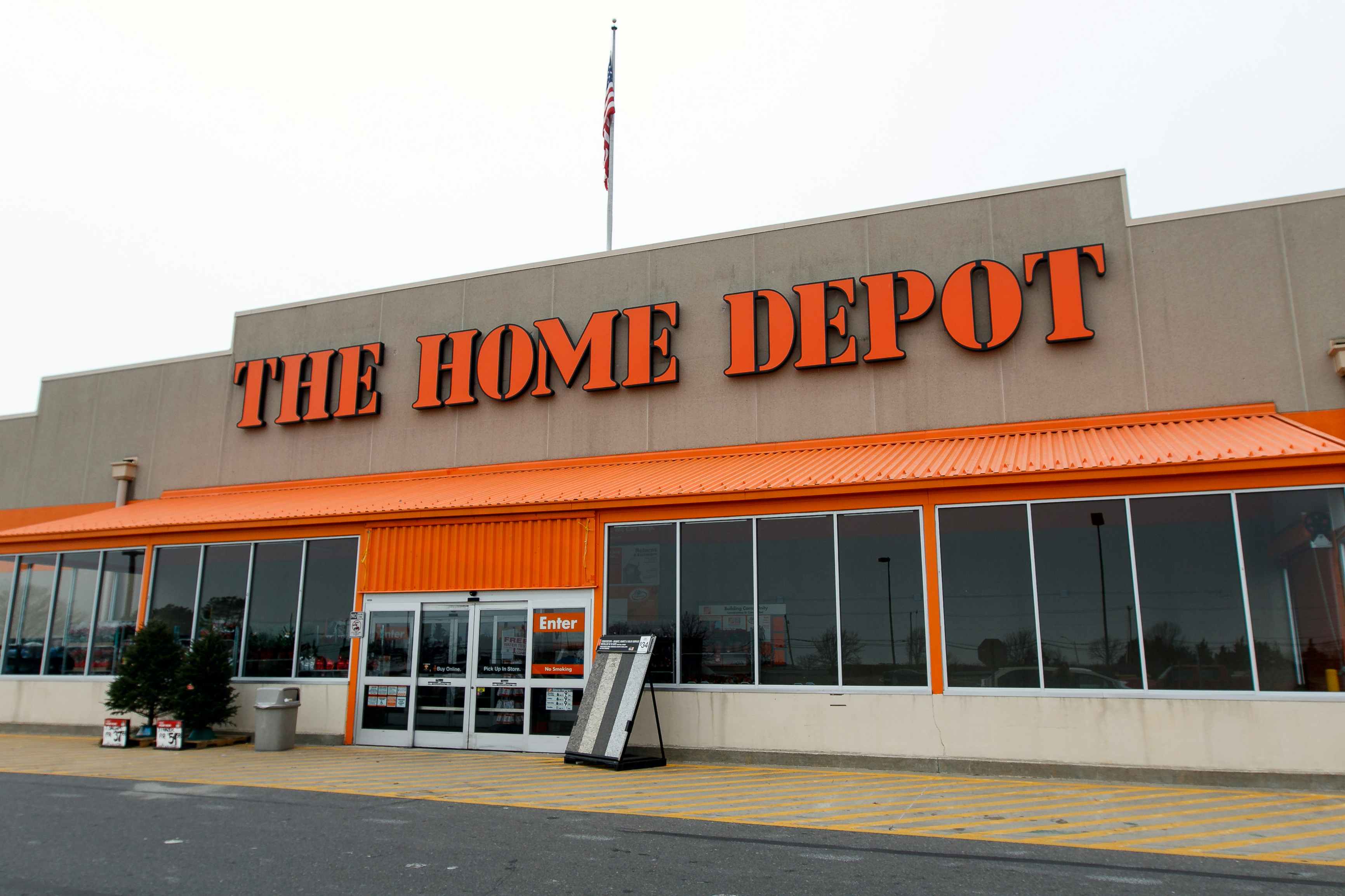 The Home Depot storefront.
