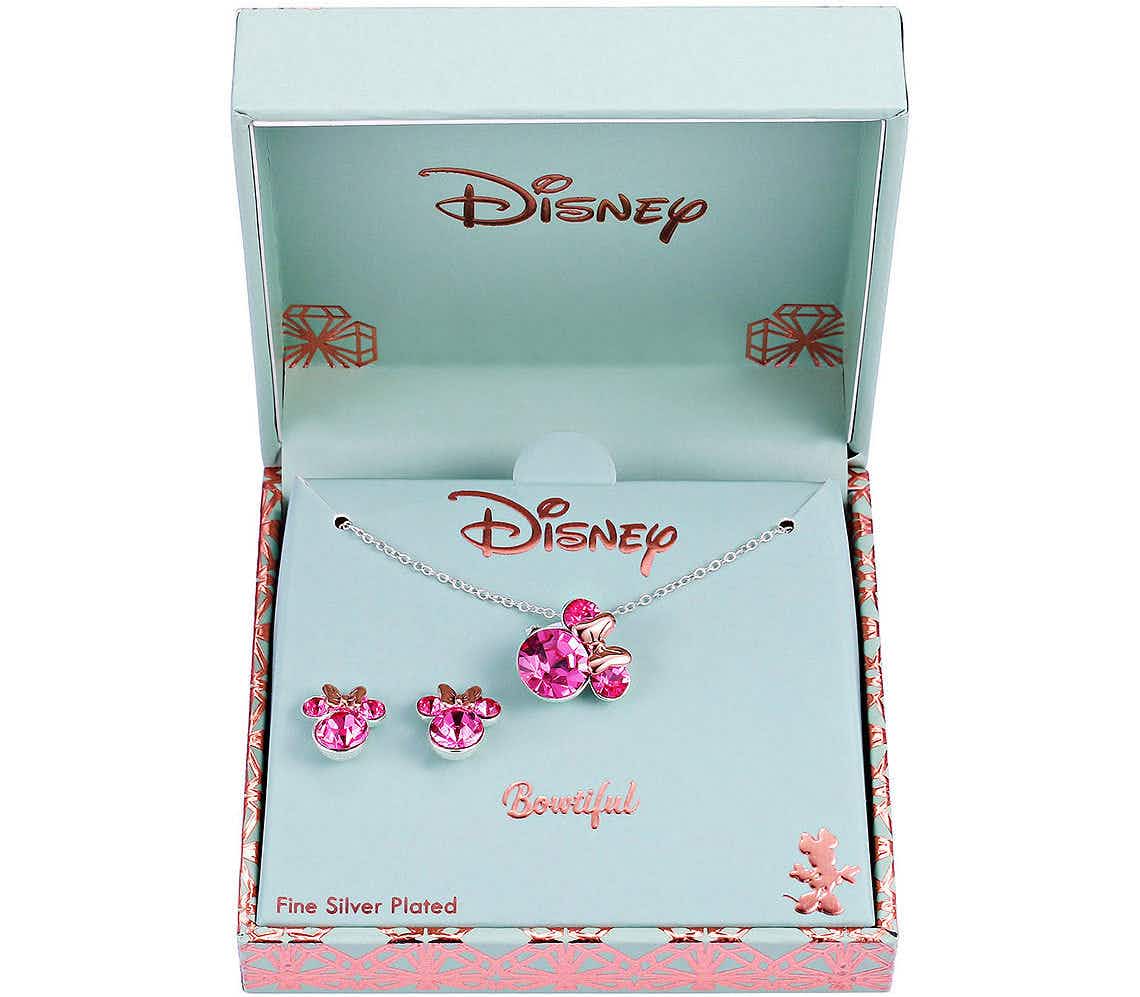 minnie mouse jewelry set