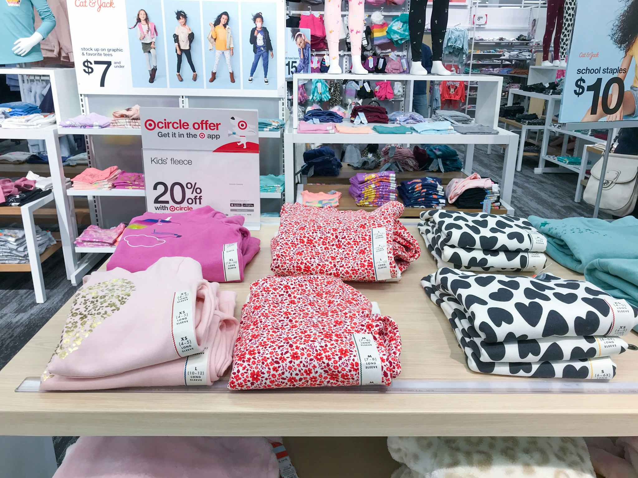 cat & jack girls' fleece at target