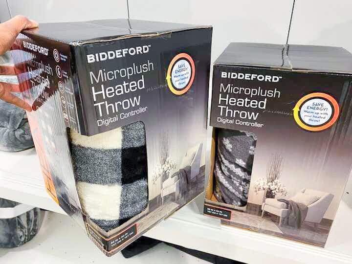 kohls biddeford microplush electric heated throw in store image 2021