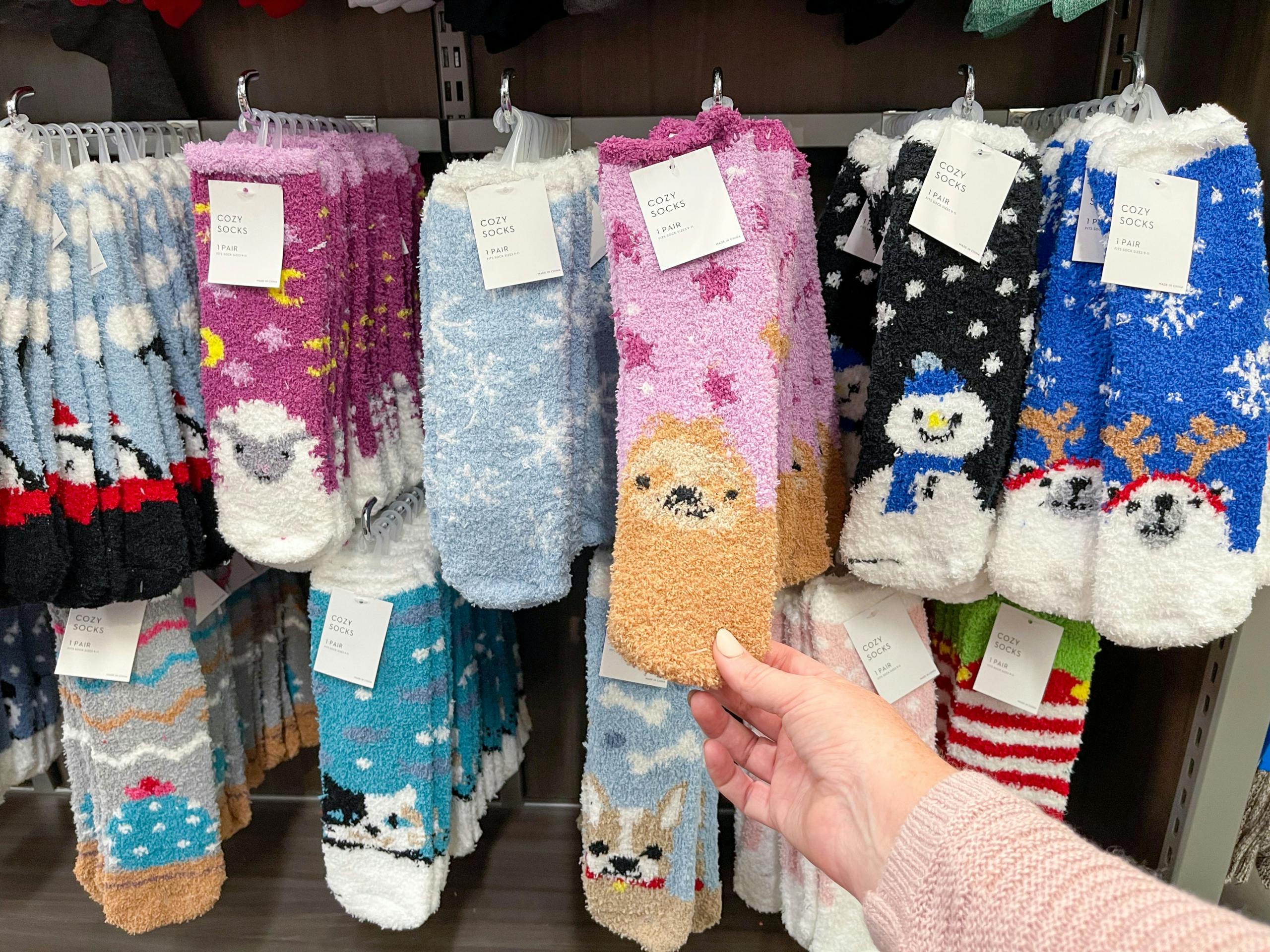 fuzzy socks kohl's