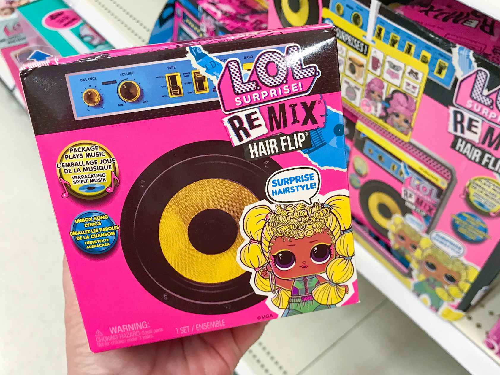 LOL surprise remix hair flip doll at Target