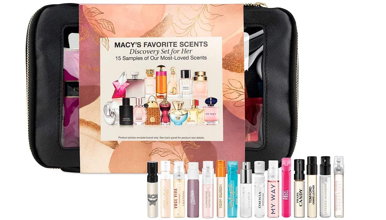 15-piece perfume sampler