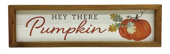 14" Hey There Pumpkin Tabletop Sign by Ashland