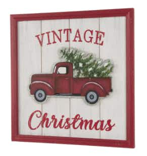 Glitzhome® 18" Wooden Truck Wall Décor