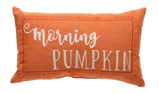 Morning Pumpkin Softline Pillow by Ashland