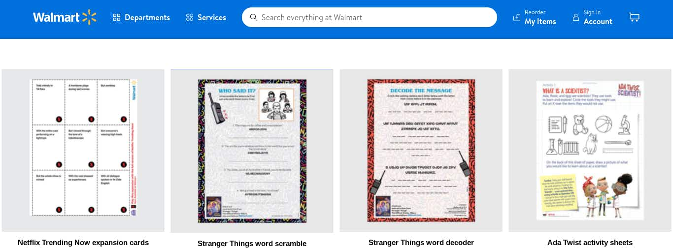 Walmart's Netflix Hub Features New Walmart Exclusive 'Stranger Things'  Merchandise