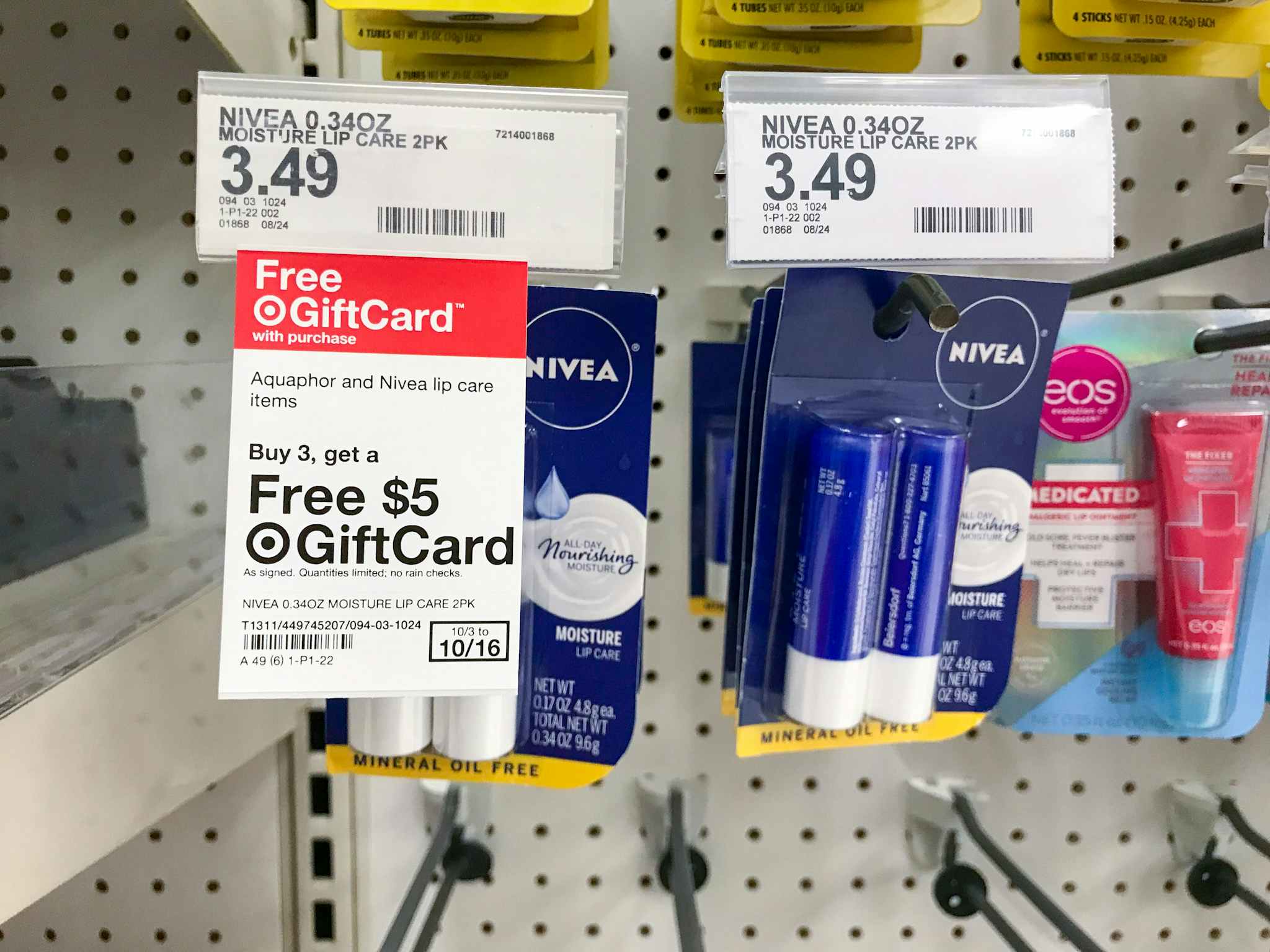 nivea lip balm 2-pack at target
