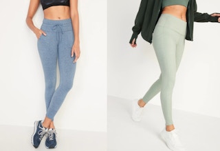 old navy cozecore leggings joggers stock image 2021