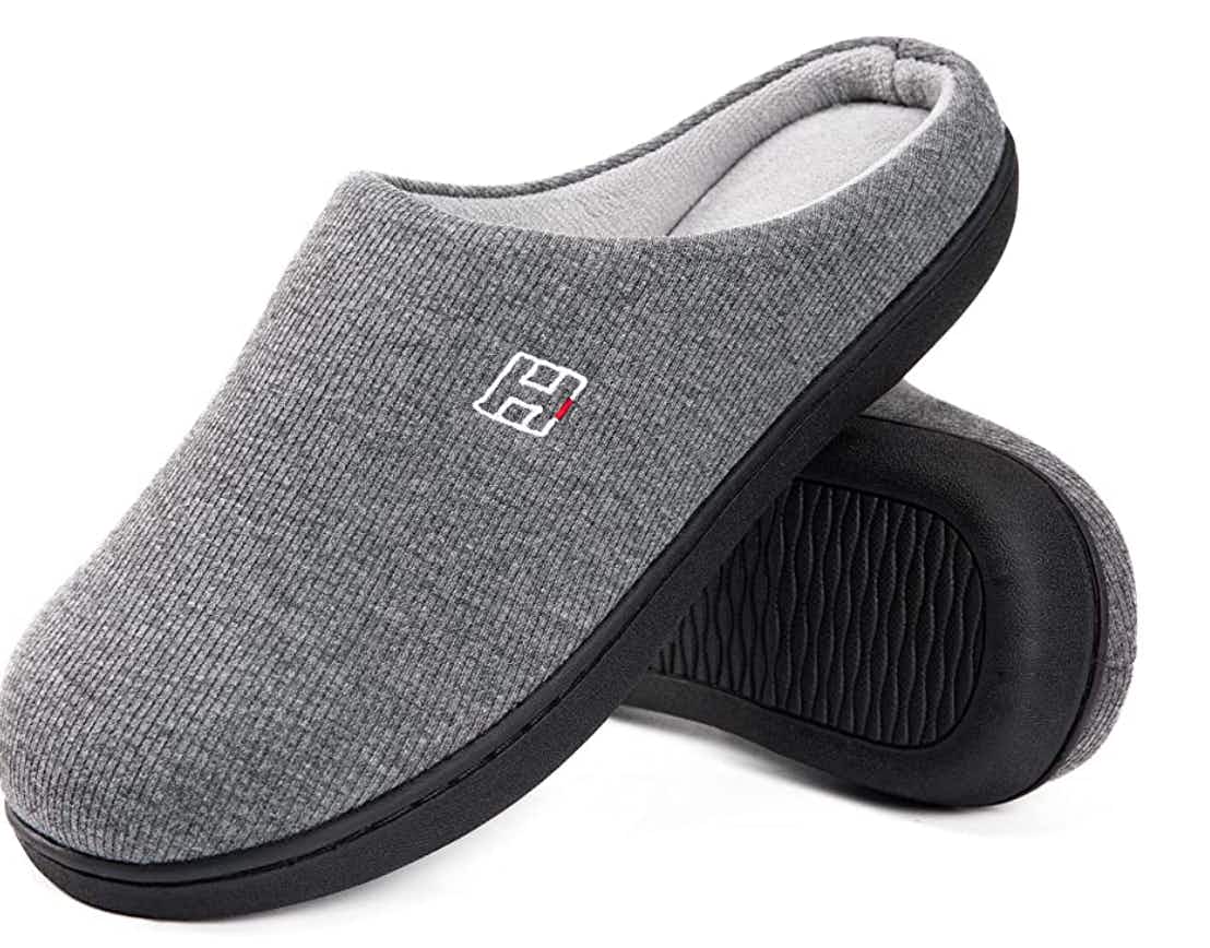 Unisex Classic House Memory Foam Slippers