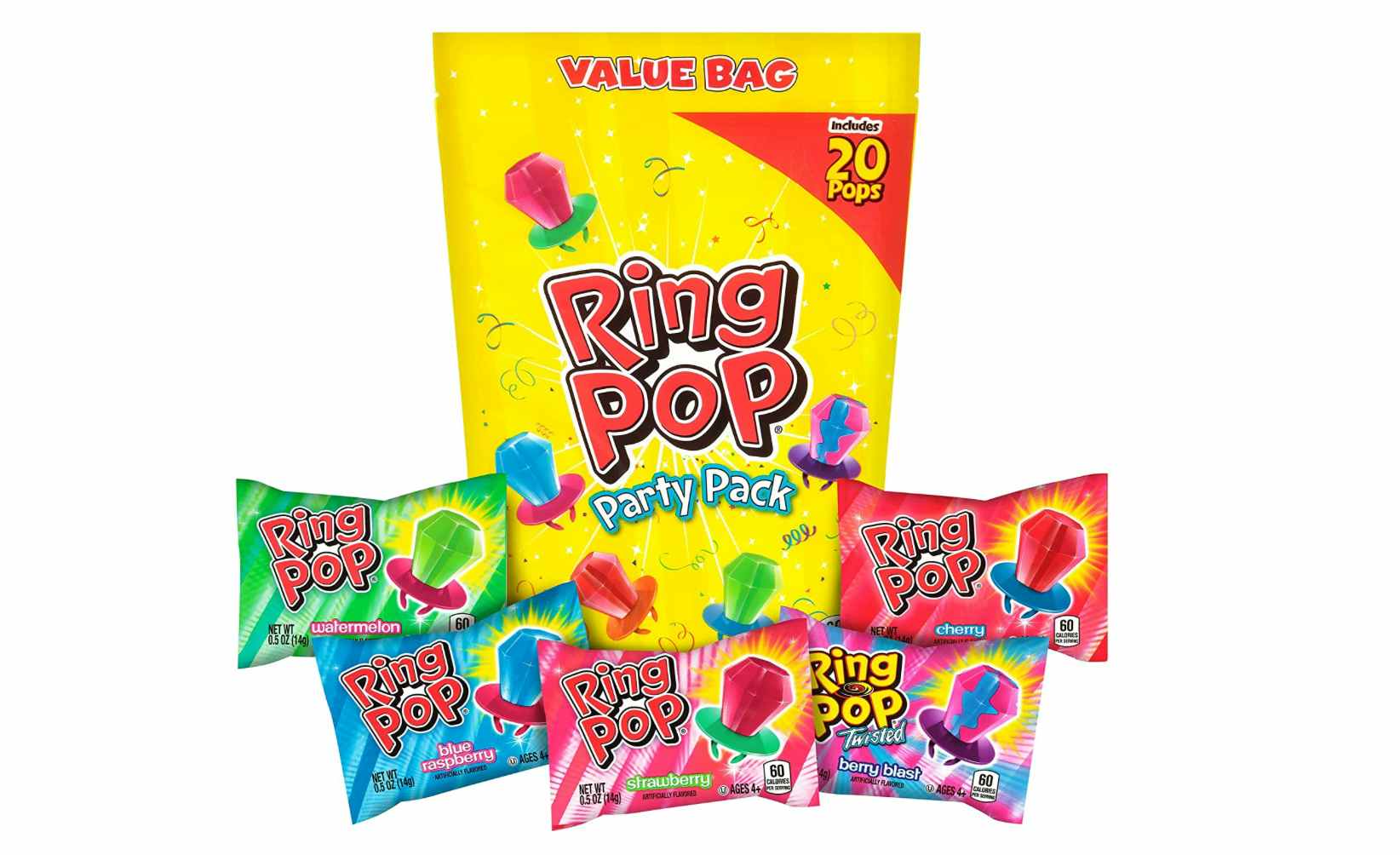 Ring Pop Bulk Variety Pack
