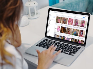 a person looking at facebook marketplace on their macbook