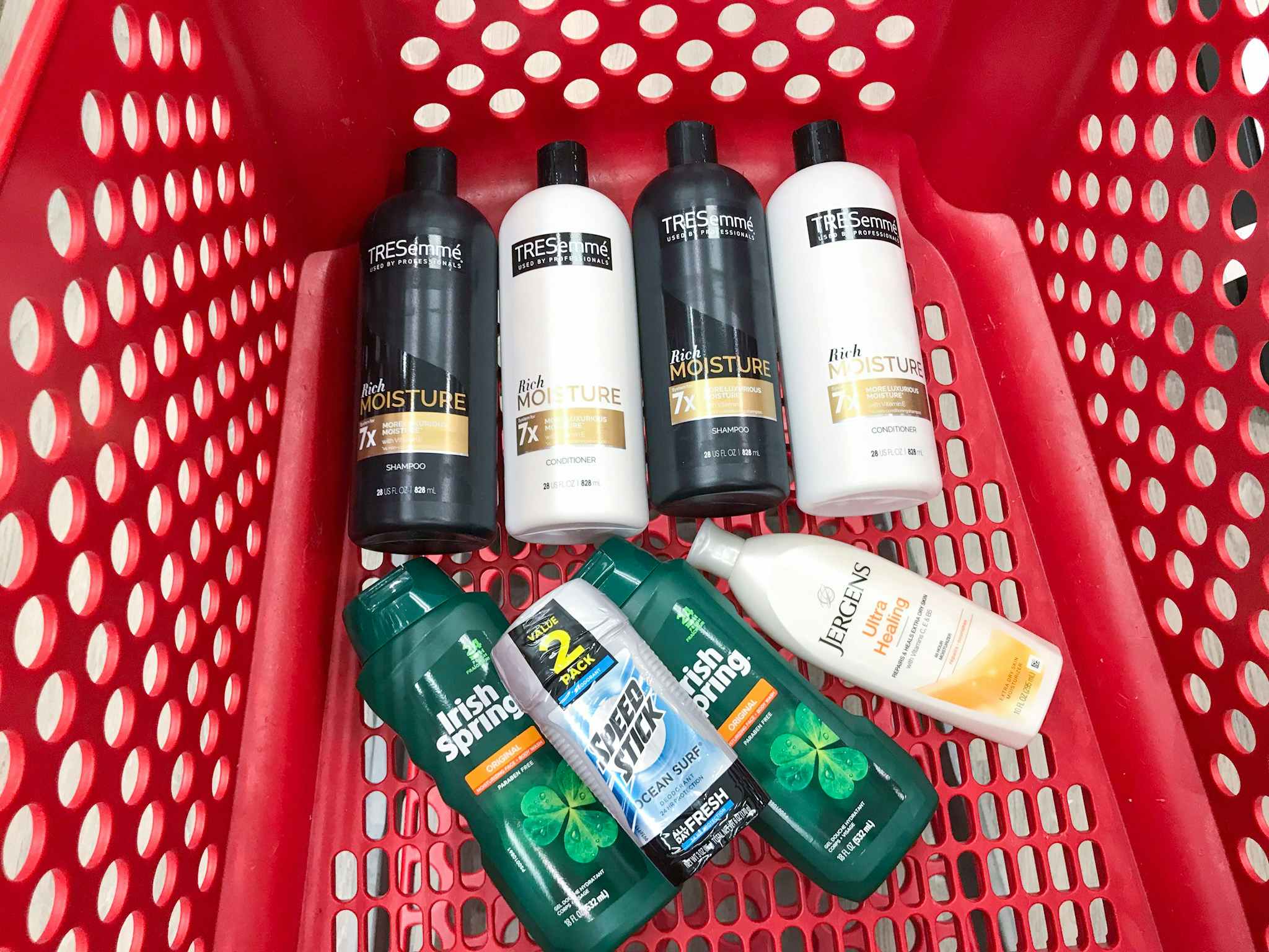 tresemme irish spring speed stick and jergens target shopping haul