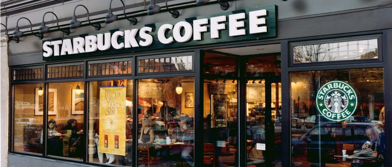 Starbucks Coffee storefront.