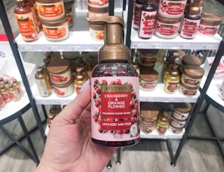 target beloved cranberry orange hand wash hand holding