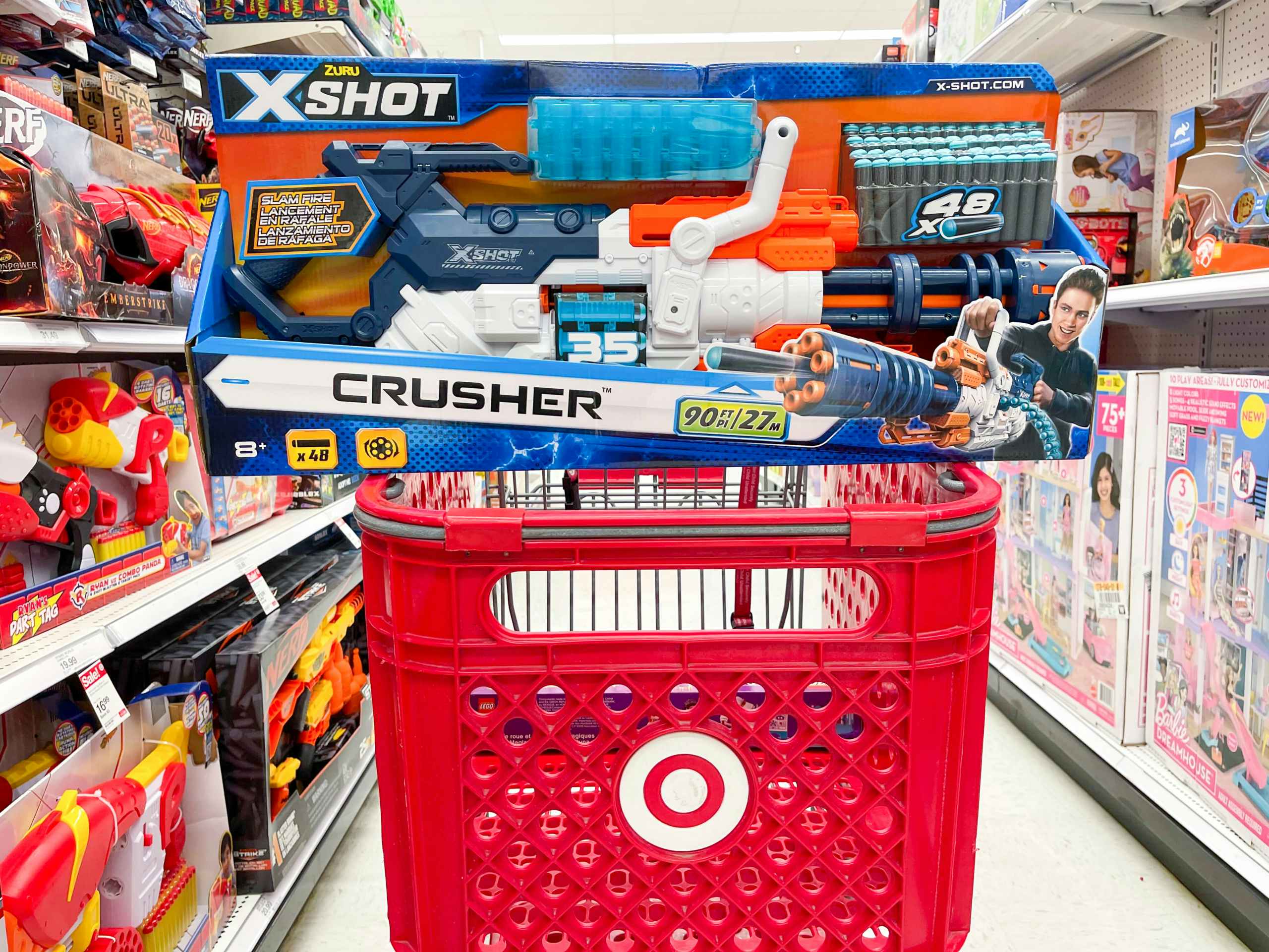 target zuru crusher blaster on cart