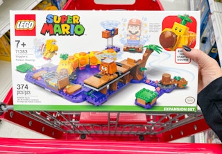 target lego mario wiggler swamp on cart