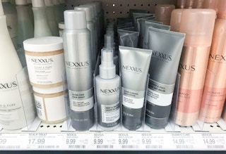 target nexxus weightless styling on shelf