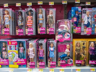 walmart barbie fashionistas display