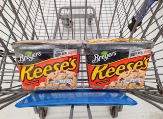 walmart breyers reese's in cart