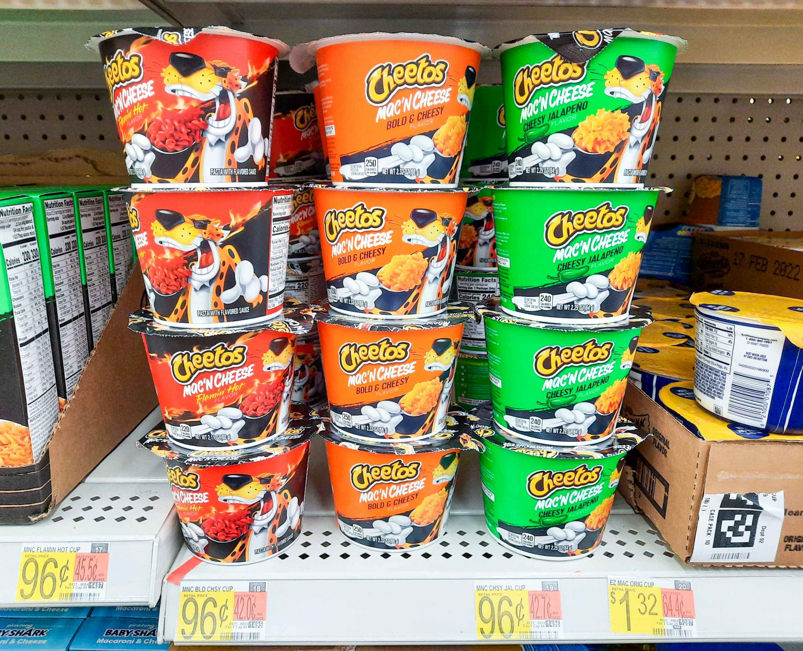 walmart cheetos mac 'n cheese cup