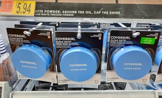 walmart covergirl clean matte pressed powder on shelf