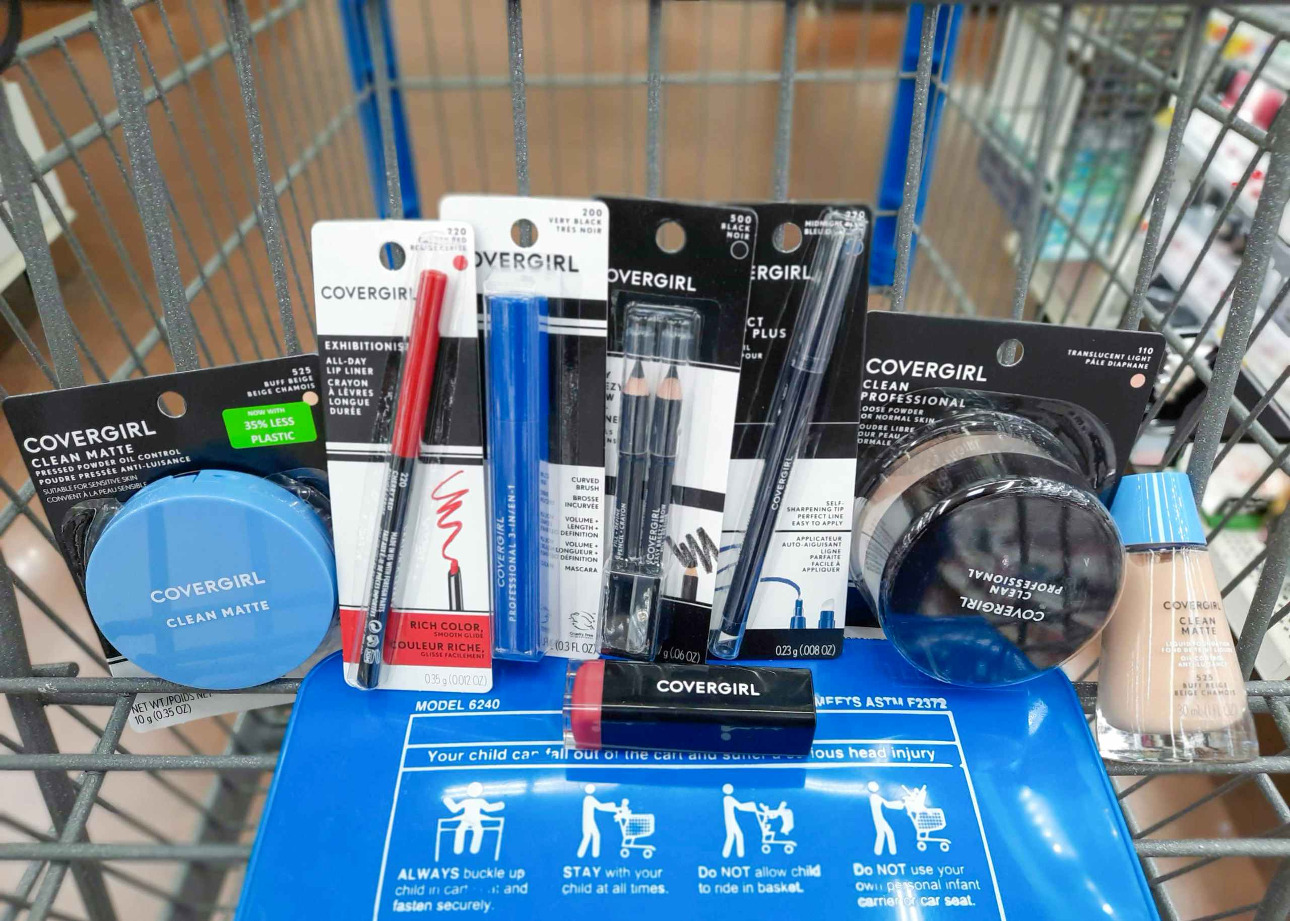 walmart covergirl makeup in cart