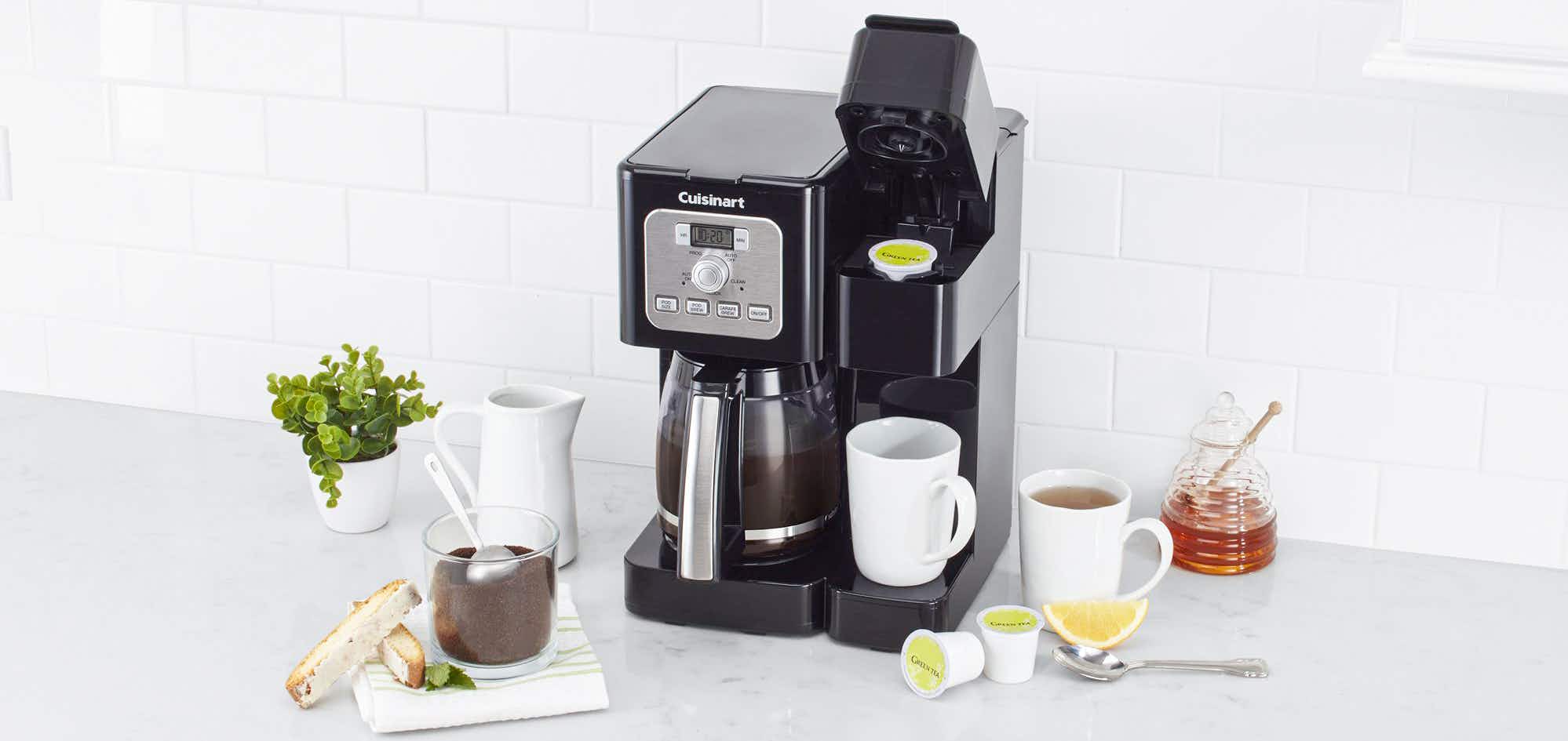 walmart cuisinart coffee center angled
